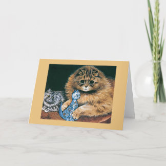 Cat Vintage Card