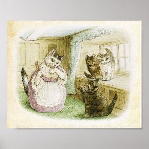 Cat Vintage poster
