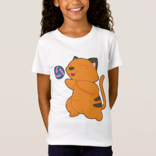 Cat Volleyball player Volleyball Sports T-Shirt