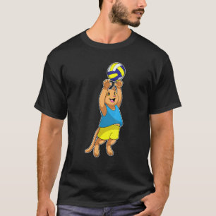 Cat Volleyball Sports T-Shirt