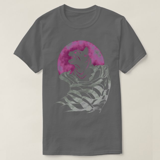 Cat vs tiger  T-Shirt (Design Front)