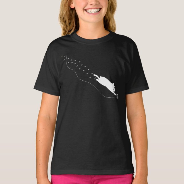 Cat_Walking T-Shirt (Front)