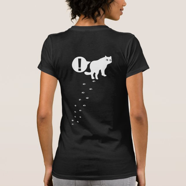 Cat_Walking T-Shirt (Back)