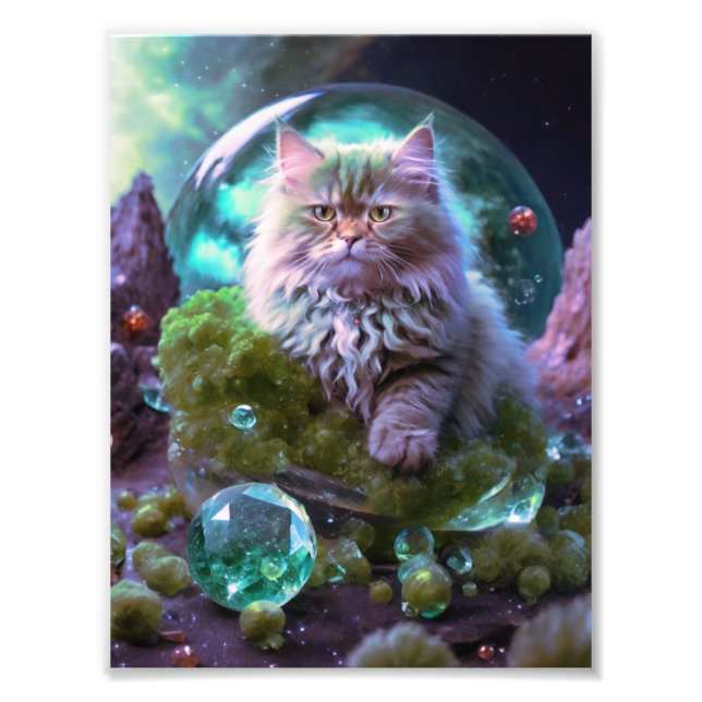 Cat wall Art - Poster Cat - Print  (Front)