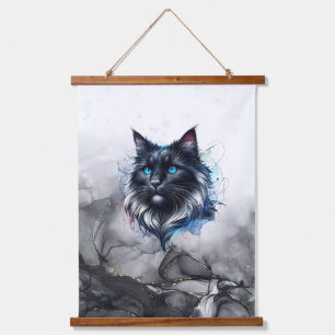 cat wall hanging tapestry kitty