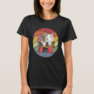 Cat Warrior Samurai T-Shirt