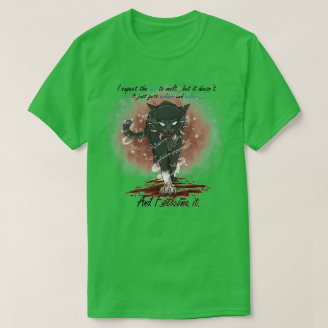 Cat Warriors Kitten The Rise Of Scourge Tigerstar  T-Shirt (Design Front)