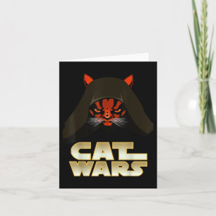 Cat Wars - Funny Cat  Card
