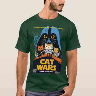 Cat Wars Movie Parody friend gift T-Shirt