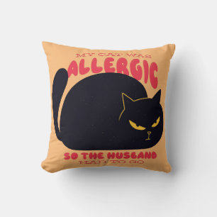 Cat Was Allergic so Husband Had to Go Cushion