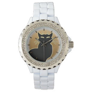 Cat Watch Black Cat Wrist Watch Cat Lover Jewerly