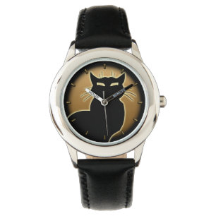 Cat Watch Black Cat Wrist Watch Cat Lover Jewerly