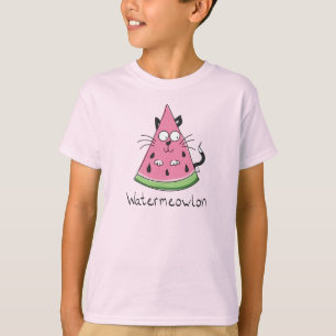 Cat Watermelon Cute Kid's T-Shirt