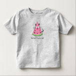 Cat Watermelon Funny Cartoon Toddler T-Shirt<br><div class="desc">This adorable watermeowlon is here to say hello!  Perfect for a cat lover or watermelon fan or just a friend that likes to stay healthy,  eat fruit and laugh!</div>