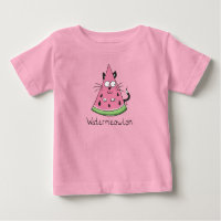 Cat Watermelon Kids Funny Cute