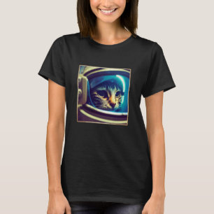 Cat Wearing Spacesuit Space Astronaut Galaxy Space T-Shirt