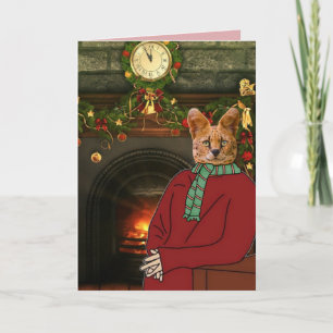 CAT WEARING SWEATER CHRISTMAS CARDS
