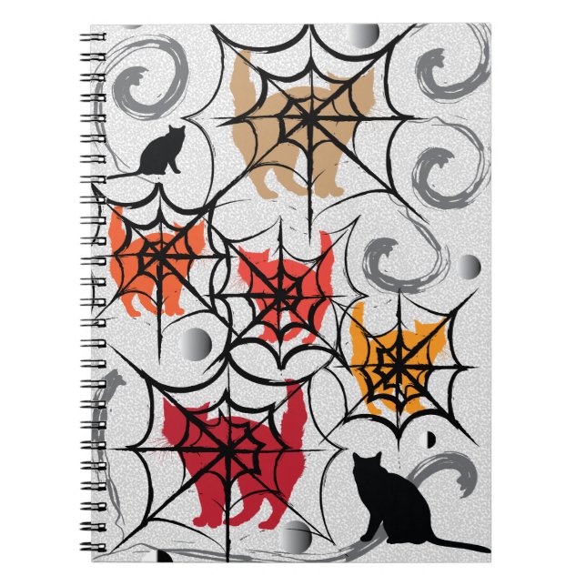 CAT web Spiral Notebook (Front)