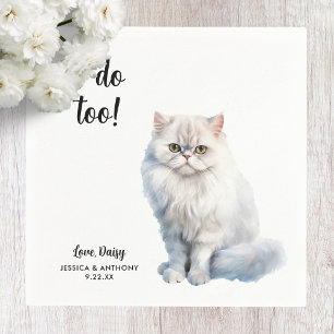 Cat Wedding Cocktail Napkins