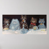 Cat Wedding, Marriage, Bride, Louis Wain
