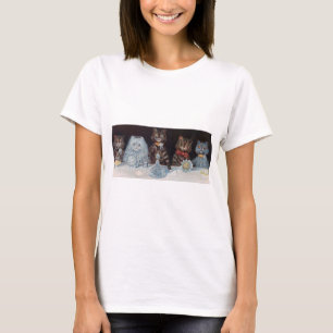 Cat Wedding, Marriage, Bride, Louis Wain T-Shirt