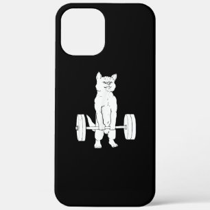 Cat Weightlifting And Gym iPhone 12 Pro Max Case