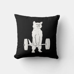 Cat Weightlifting And Gym Cushion