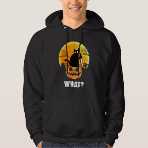 Cat What Black Cat Murderous Cat With Knife Hoodie