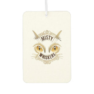 Cat whiskers car air freshener
