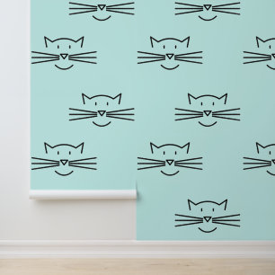Cat Whiskers Design Wallpaper