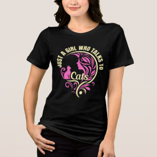 Cat Whisperer – Just a Girl Tee