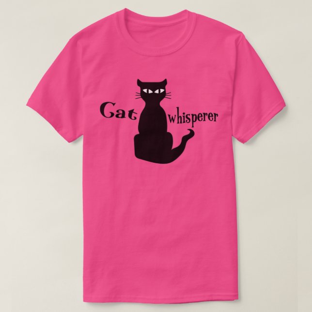Cat Whisperer  T-Shirt (Design Front)
