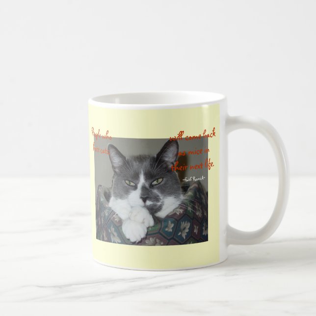 Cat Wisdom Coffee Mug (Right)