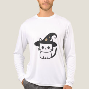 cat witch cute cats cats lovers design Tri-Blend shirt