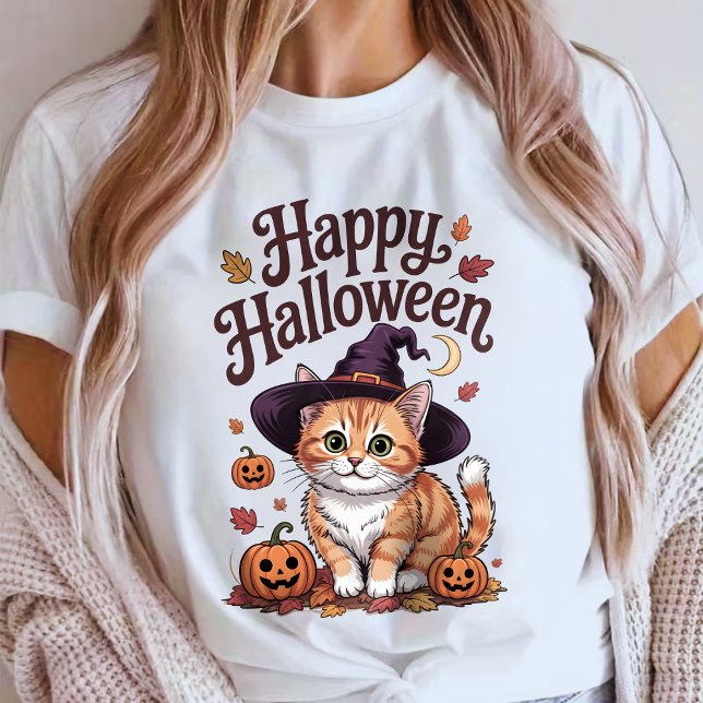 Cat witch spooky season T-Shirt (Creator Uploaded)