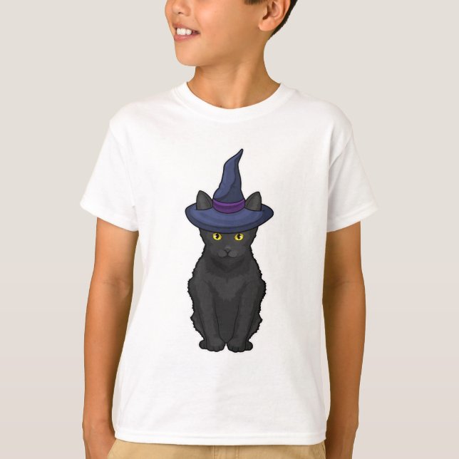 Cat Witch T-Shirt (Front)