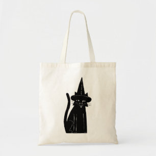 Cat Witch Tote Bag