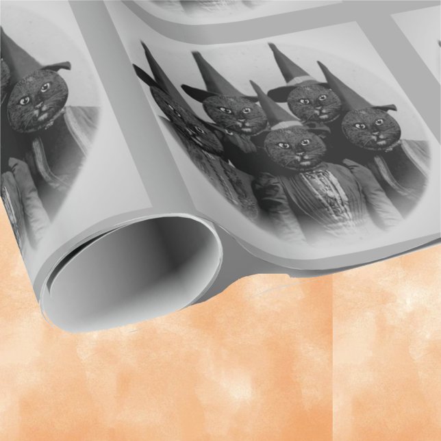 Cat/witches Wrapping Paper (Creator Uploaded)