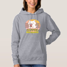 cat with a heart coffee cup quote