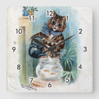 Cat with a kettle, Louis Wain