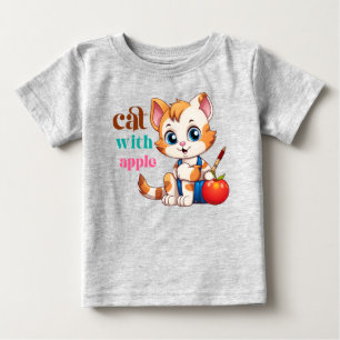 Cat With Apple-85242 Baby T-Shirt