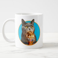 Cat With Birthday Shot Glass