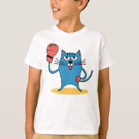 Cat with Boxing Gloves