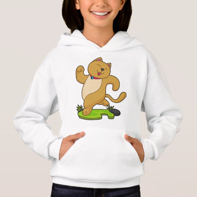 Cat with Choker at Running (Front)
