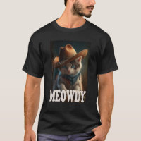 Cat with Cowboy Hat for Cats Lovers Cat Mum Dad Ca