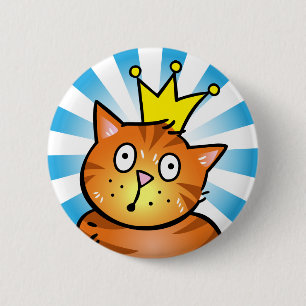 Cat with Crown - Button