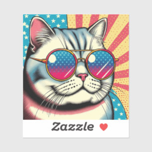 Cat with glasses