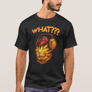 Cat With Headphones Gamer Cat Grooving Music Dj Cl T-Shirt