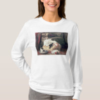 Cat with her Kittens on a Cushion