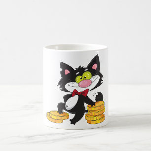 Cat With Money Mug